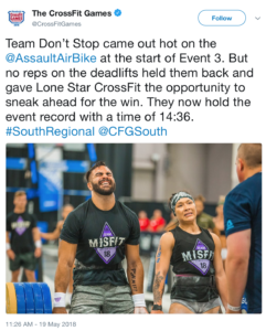 NVC Graduate Goes to CrossFit Games